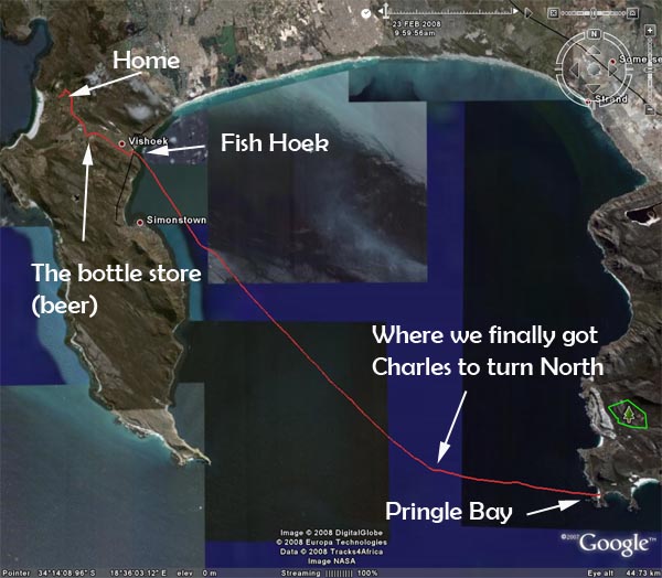 Bay Crossing, False Bay, Cape Town
